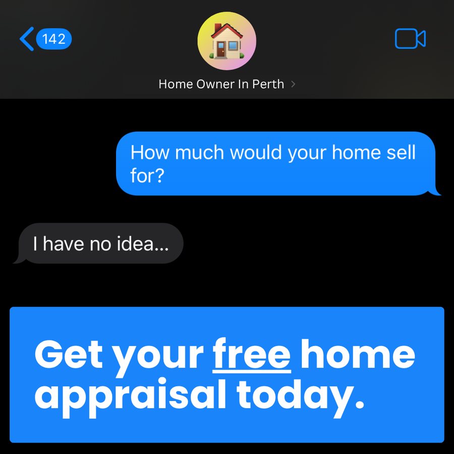 Home appraisal, chat format