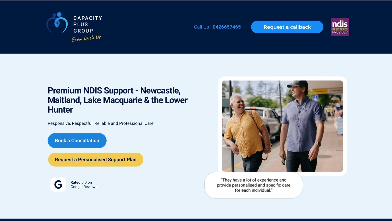 NDIS support, Newcastle and Hunter
